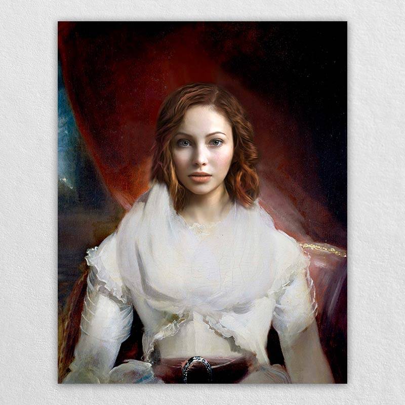 Custom Renaissance Painting of Women on Canvas