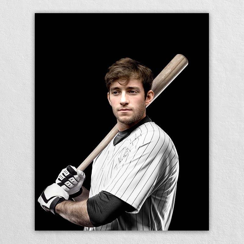 Baseball Dream Customized Portrait | Omgportrait Baseball Senior Picture Design