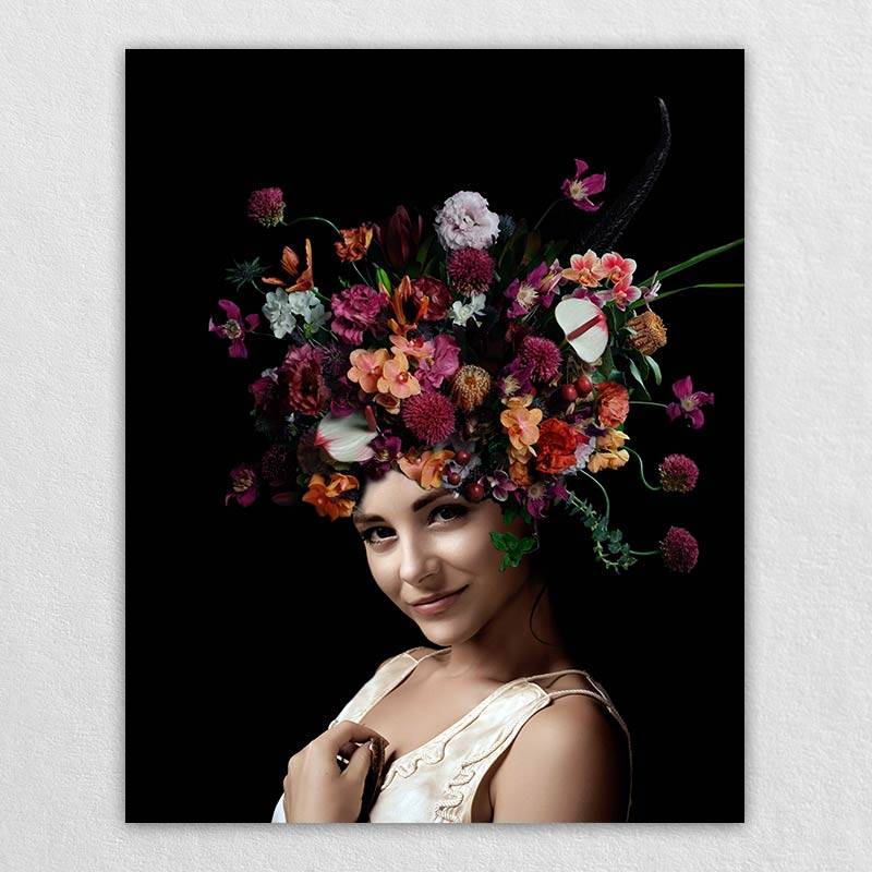 Paint Your Picture Flower Woman Art