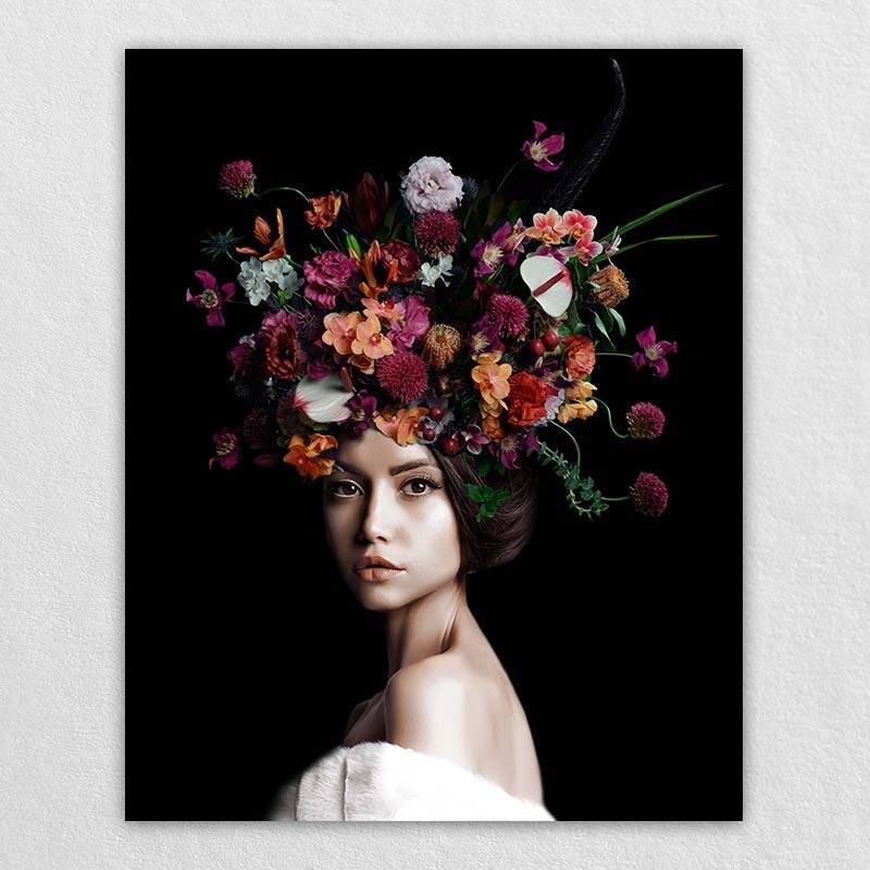 Paint Your Picture Flower Woman Art