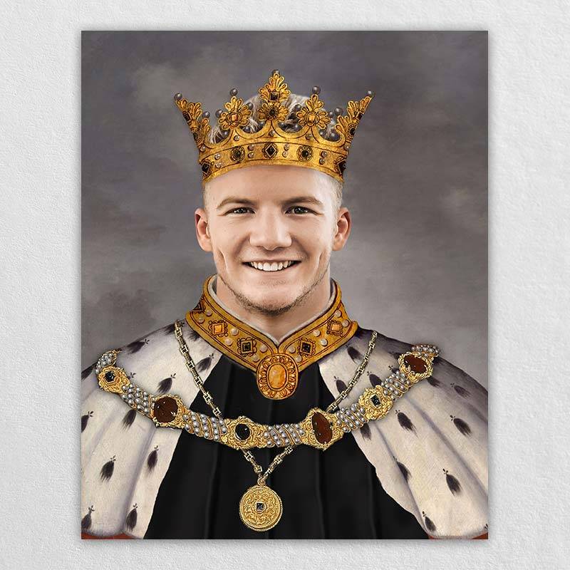 Custom Portrait King | My Royal Portraits on Canvas