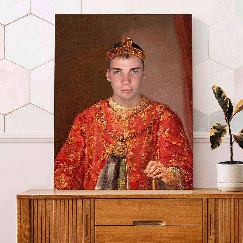 Pontiff Portraits Custom Art on Canvas | Renaissance Portraits Male