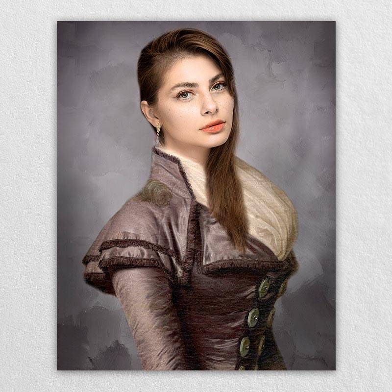Nordic Style 18th Century Portrait Woman