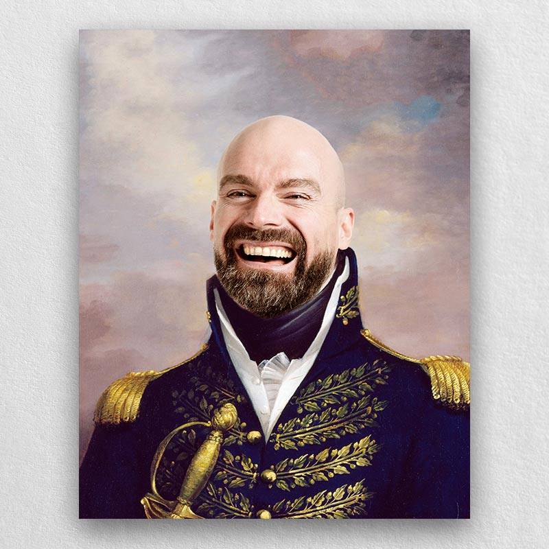 Military General Portrait-Renaissance Portraits Male