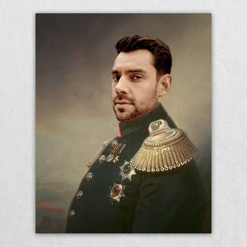Tsar Royal Military Art | Renaissance Digital Art Portrait Man